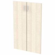 Дверь ЛДСП средняя «Арго», КОМПЛЕКТ 2 шт., 355х18х1120 мм, ясень шимо, А-610