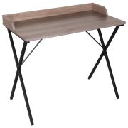 Стол на металлокаркасе BRABIX «LOFT CD-008», 900х500х780 мм, цвет морёный дуб, 641863