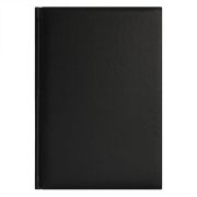 Ежедневник недатированный Lamark Velvet A5 черный, 352 стр. искусственная кожа, ляссе, перфорация угла, белый блок