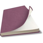 Записная книга - Скетчбук Lamark Salut FLEX A5 фуксия, 160 стр., крем. блок, без линовки, закругленные углы