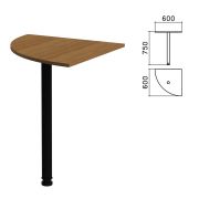 Стол приставной угловой «Канц», 600х600х750 мм, цвет орех пирамидальный (КОМПЛЕКТ)