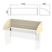 Экран-перегородка «Канц» 1632х600х420 мм, цвет дуб молочный/дуб молочный (КОМПЛЕКТ С ФУРНИТУРОЙ)