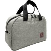 Сумка Lamark Travel на молнии, карман внутри, 290х120х195 мм, «Лен» серый