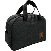 Сумка Lamark Travel на молнии, карман внутри, 290х120х195 мм, «Лен» черный