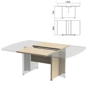 Модуль стола для переговоров «Приоритет» 1400х900х750 мм, кронберг (КОМПЛЕКТ)