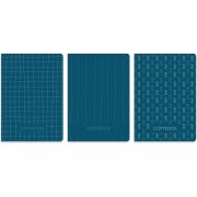 Тетрадь общая Lamark «Monochrome», А5, 48 л., на склейке, 148х210 мм, клетка, лам.soft touch, 3 дизайна в блоке