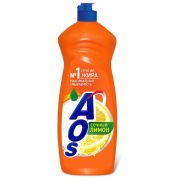 Средство для мытья посуды 900 мл, AOS «Лимон», 1724-3