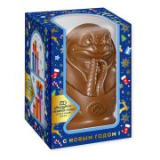 Шоколадная фигурка «Символ Года ЗМЕЯ» 100 г, в коробке, МОНЕТНЫЙ ДВОР, 156