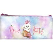 Косметичка Lamark «Flower Kitty», 1 отделение, на молнии, 19,5х7,5 см