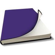 Ежедневник недатированный Lamark Magic Soft Touch FLEX A5 фиолетовый, 256 стр., белый блок, закругленные углы, ляссе