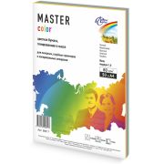 Бумага офисная цветная 50л 80г А4 Master Color mix Medium №1 желтый/фиолетовый/красный/зеленый/голубой А4 НОВИНКА !