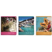 Тетрадь общая Lamark «Travel Vibes», А5, 48 л., на склейке, 163х201 мм, клетка, обложка - мелов.картон, 3 дизайна в блоке