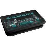 Пенал Lamark Neon Car, 1 отделение, 130х200х30 мм, печать по ткани, на молнии