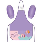 Фартук с нарукавниками Lamark «So Sweety», 3 кармана, 45х54 см, цвет сиреневый, с рисунком на карманах
