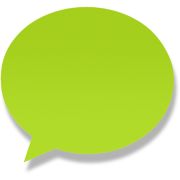 Бумага для заметок с клеевым краем фигурная Диалог неон зеленая 50 листов