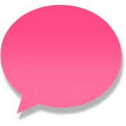 Бумага для заметок с клеевым краем фигурная Диалог неон розовая 50 листов
