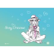 Альбом для рисования 24л. на склейке «Photosession», металлизированный картон,  блок - офсет 100г/м