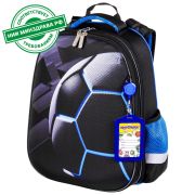 Ранец ЮНЛАНДИЯ EXTRA с дополнительным объемом, 2 отделения, «Soccer ball», 38х29х18 см, 270677