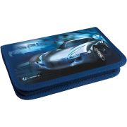 Пенал Lamark Speed Racer, 1 отделение, на 17 предметов, 130х200х30 мм, печать по ткани, на молнии