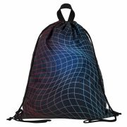 Мешок для обуви BRAUBERG большой удобный с ручкой, 51х41 см, «Neon web», 271596