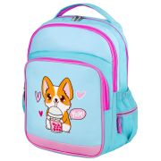 Рюкзак ЮНЛАНДИЯ MILD, 2 отделения, 3 кармана, эрго-спинка, «Corgi», 36х28х18 см, 270679