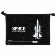 Папка для труда на молнии BRAUBERG А4, 2 отделения, органайзер, «Space exploration», 270979