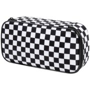 Пенал-органайзер BRAUBERG, 1 отделение, полиэстер, 22x11,5x6 см, «Black and White», 271572