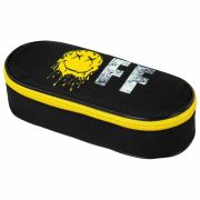 Пенал-футляр BRAUBERG, 1 отделение, органайзер, полиэстер, 22x9x5 см, «Smile OFF», 271587