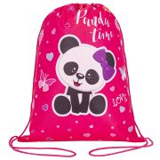 Мешок для обуви ПИФАГОР, 1 отделение, 42х34 см, «Panda time», 271601