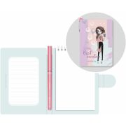 Блокнот с ручкой Lamark «Эмили» серии Best Vacation, 105х150 мм, вн. блок белый  на гребне + ручка