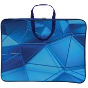 Папка-портфель Lamark «Geometry», А3, 47,5х34,5х4 см, 1 отд., на молнии, с ручками, печать по ткани с одной стороны