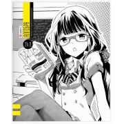 Тетрадь предметная 24 л клетка Lamark, серия «Manga» - Алгебра, выборочный уф-лак