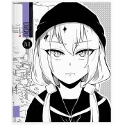 Тетрадь предметная 24 л клетка Lamark, серия «Manga» - Физика, выборочный уф-лак