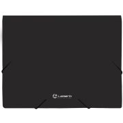 Папка на резинке А5, 200х250 мм, пластик 0,40 мм, цвет черный