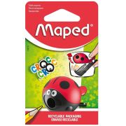 Точилка MAPED «Croc Croc Easy», в виде божьей коровки, с контейнером, блистер, 018114