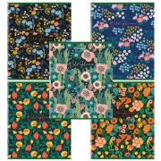 Тетрадь А5, 96 л., BRAUBERG, скоба, клетка, глянцевая ламинация, «Wild Flowers», 404429