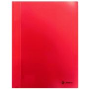 Папка-скоросшиватель, А4, 0,30 мм, непрозрачный верхний лист, внутренний карман, красная