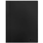 Папка-скоросшиватель, А4, 0,30 мм, непрозрачный верхний лист, внутренний карман, черная