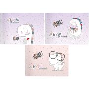 Альбом для рисования на скобе Lamark серия «Дракончики», А5, 12 л., 205х145 мм