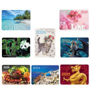 Календарь карманный на 2024 г., 70х100 мм, «Ассортимент 81 дизайн», HATBER, Кк7