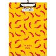 Планшет с верхним зажимом, А4, картон ламинированный, Be Spicy