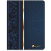 Тетрадь общая Lamark «Элегант», А5, 80 л., на склейке, 148х193 мм, soft touch, тисн.зол.фольгой, клетка