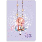 Тетрадь общая Lamark «Мечтательница», А5, 48 л., на склейке, 148х210 мм, мат.лам., выб.лак, клетка