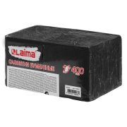 Салфетки бумажные 400 шт., 24х24 см, «Big Pack», черные, 100% целлюлоза, LAIMA, 115401
