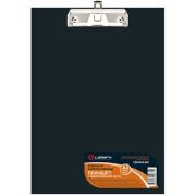 Планшет с верхним зажимом, с держателем для ручки, А4, PVC, черный