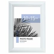 Рамка 10х15 см небьющаяся, багет 17,5 мм, пластик, BRAUBERG «Colorful», белая, 391239