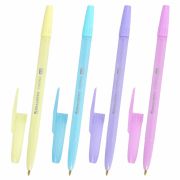 Ручка шариковая РОССИЯ «CARINA», СИНЯЯ, корпус ассорти, 1 мм, линия 0,5 мм, BRAUBERG, 143970