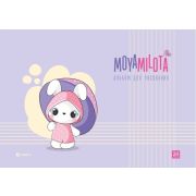 Альбом для рисования 24л. на склейке «Моя милота», выборочный уф-лак, блок - офсет 100г/м