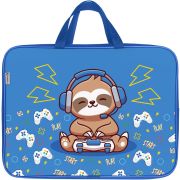 Папка-портфель Lamark «Little Gamers», A4, 1 отделение, 36х27х7 см, на молнии, с ручками, печать по ткани с одной стороны