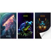 Блокнот на скобе Lamark серия «Ужасно прекрасные», А6, 30 л., 102х162  мм, клетка